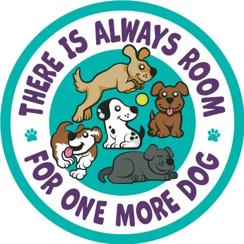 Always Room For One More Dog Sticker Dog Speak
