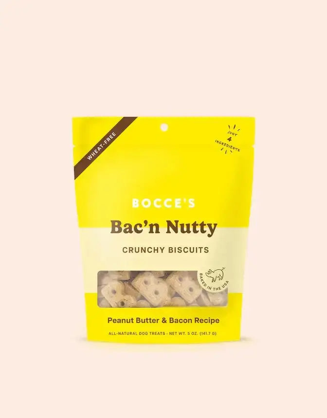 Bac'N Nutty Biscuit Dog Treats Bocce's Bakery