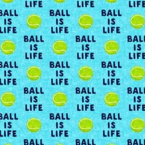 Ball Is Life Dog Bandana - Blue Uppercrufts