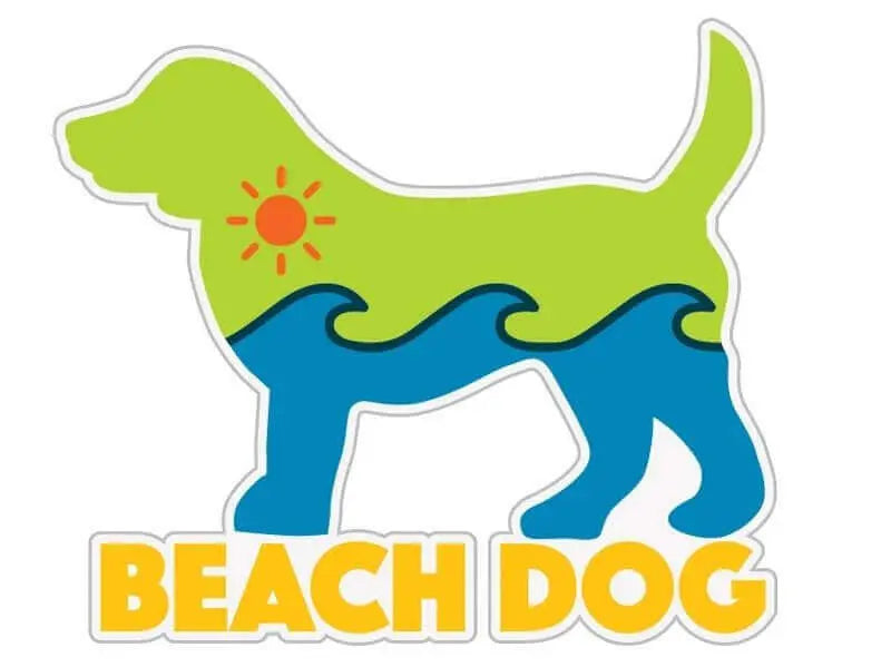 Beach Dog Sticker Dog Speak