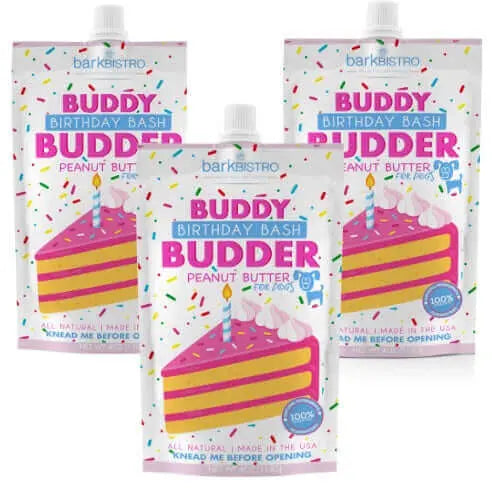 Birthday Bash Buddy Budder - 4oz Squeeze Pack Bark Bistro