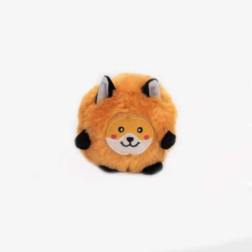 Bushy Throw Fox Dog Toy ZippyPaws