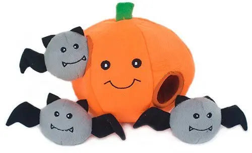 Halloween Pumpkin Burrow Toy ZippyPaws