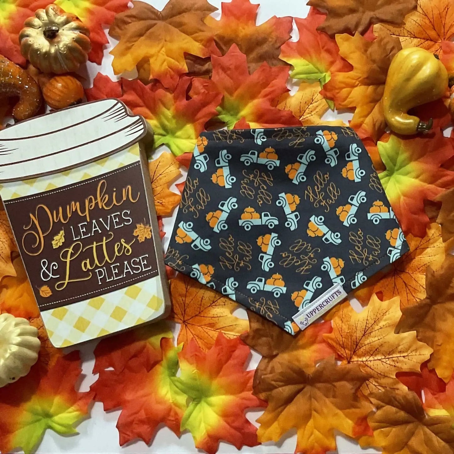 Hello Fall Bandana Uppercrufts