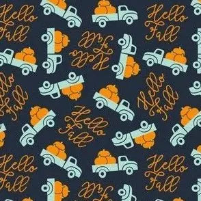 Hello Fall Bandana Uppercrufts