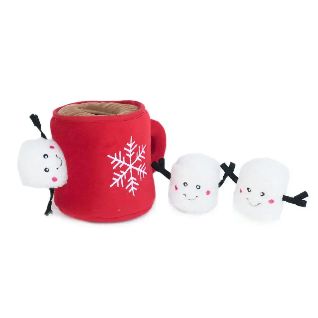 Hot Cocoa Burrow Dog Toy ZippyPaws