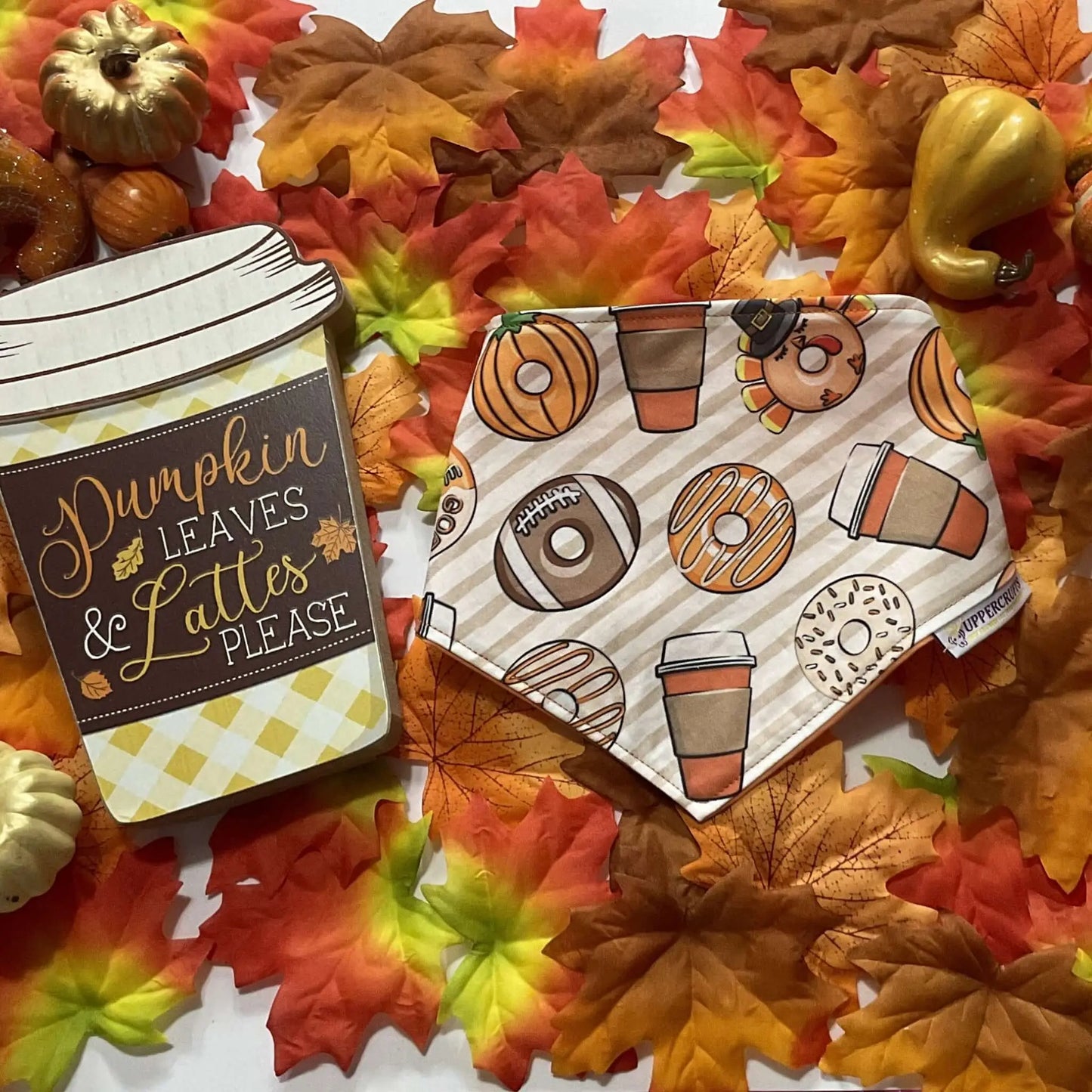 Thankful for Donuts Bandana Uppercrufts