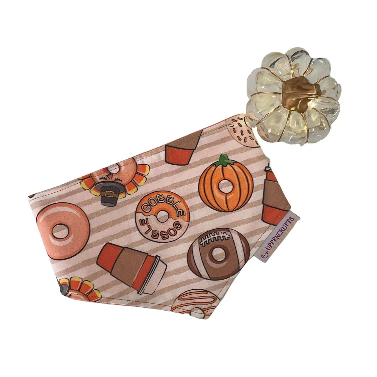 Thankful for Donuts Bandana Uppercrufts
