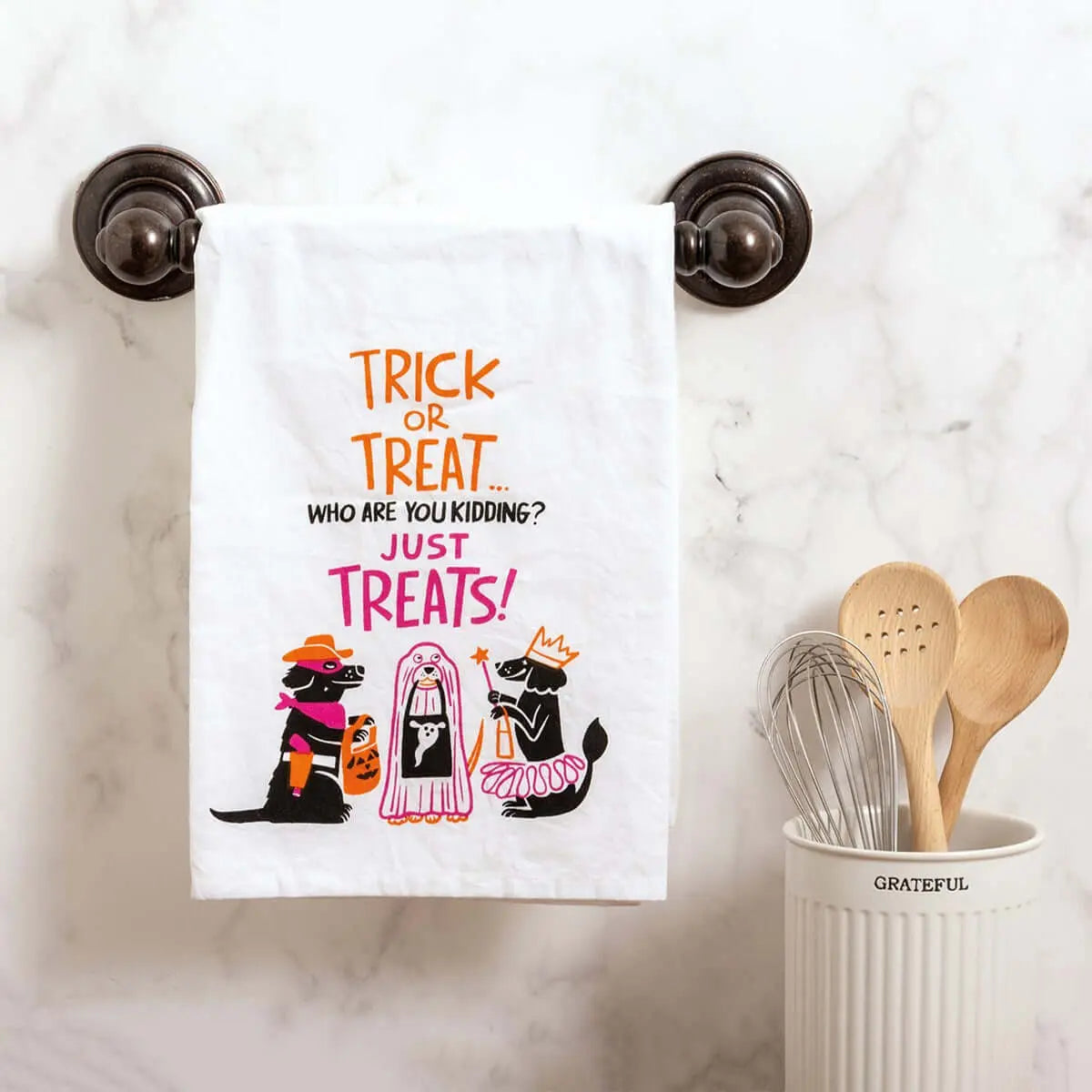 Trick or Treat Kitchen Towel - Uppercrufts