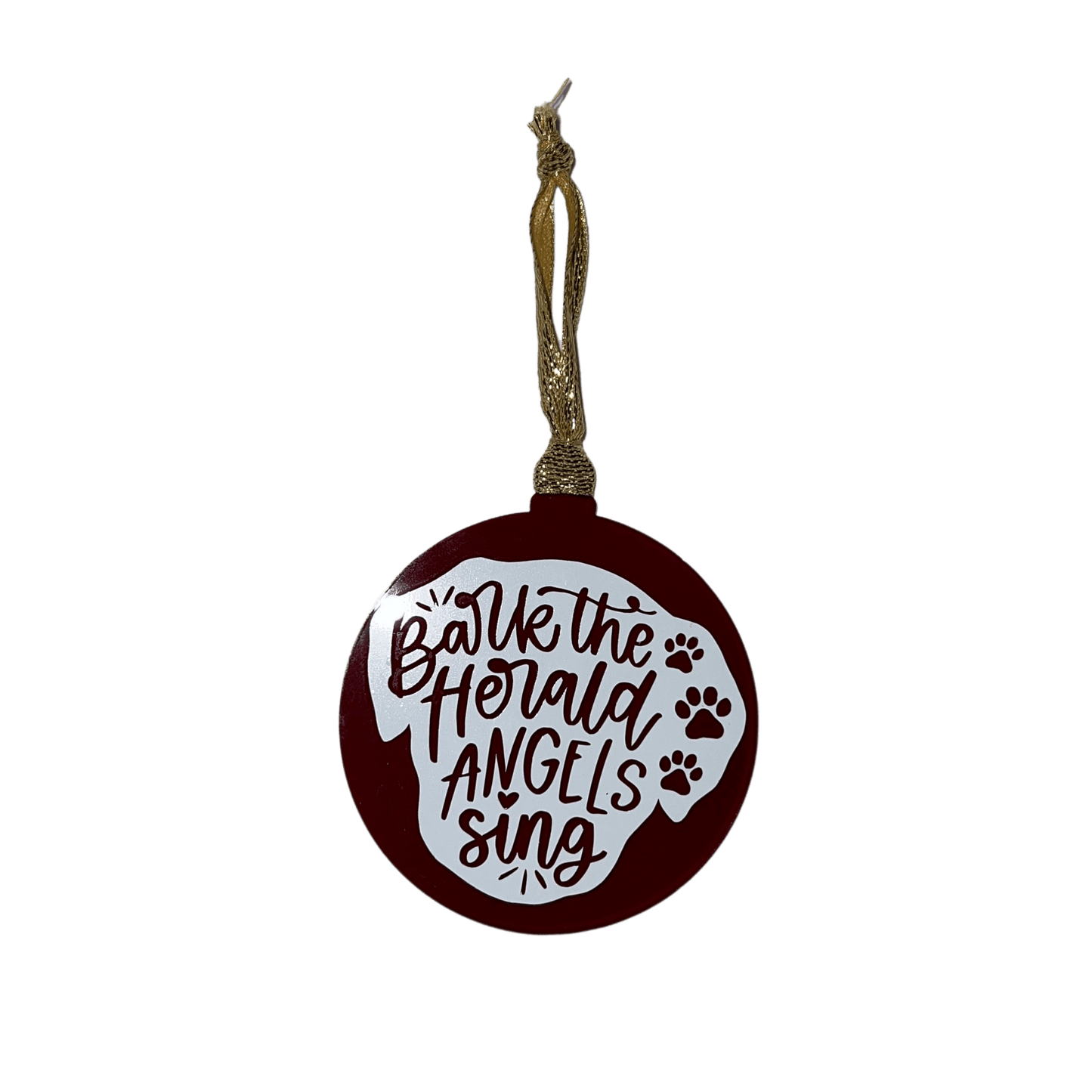 Bark The Herald Angels Sing Tree Ornament - Uppercrufts