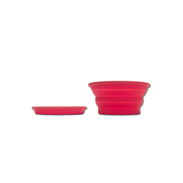 Silicone Collapsible Bowl - Red