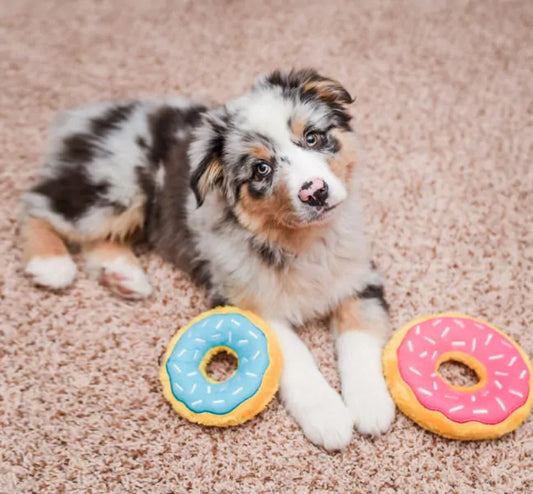 Mini Donutz Dog Toy - Strawberry