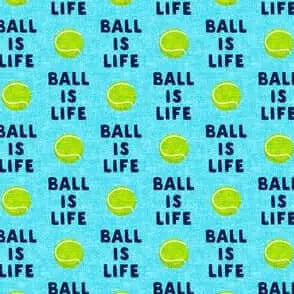 Ball Is Life Dog Bandana - Blue Uppercrufts