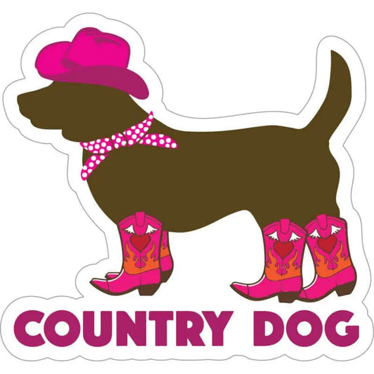 Country Dog Sticker Dog Speak