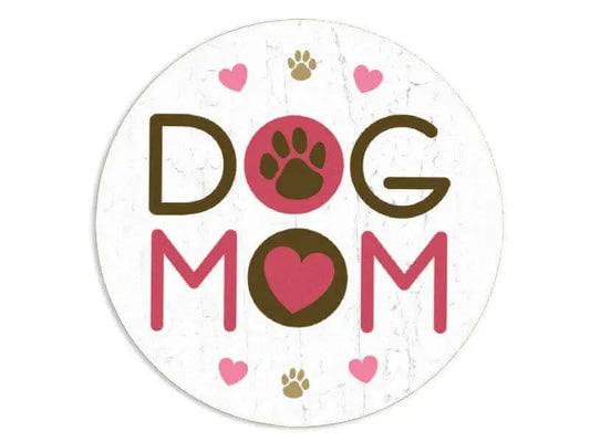 Dog Mom - car coaster Dog Speak