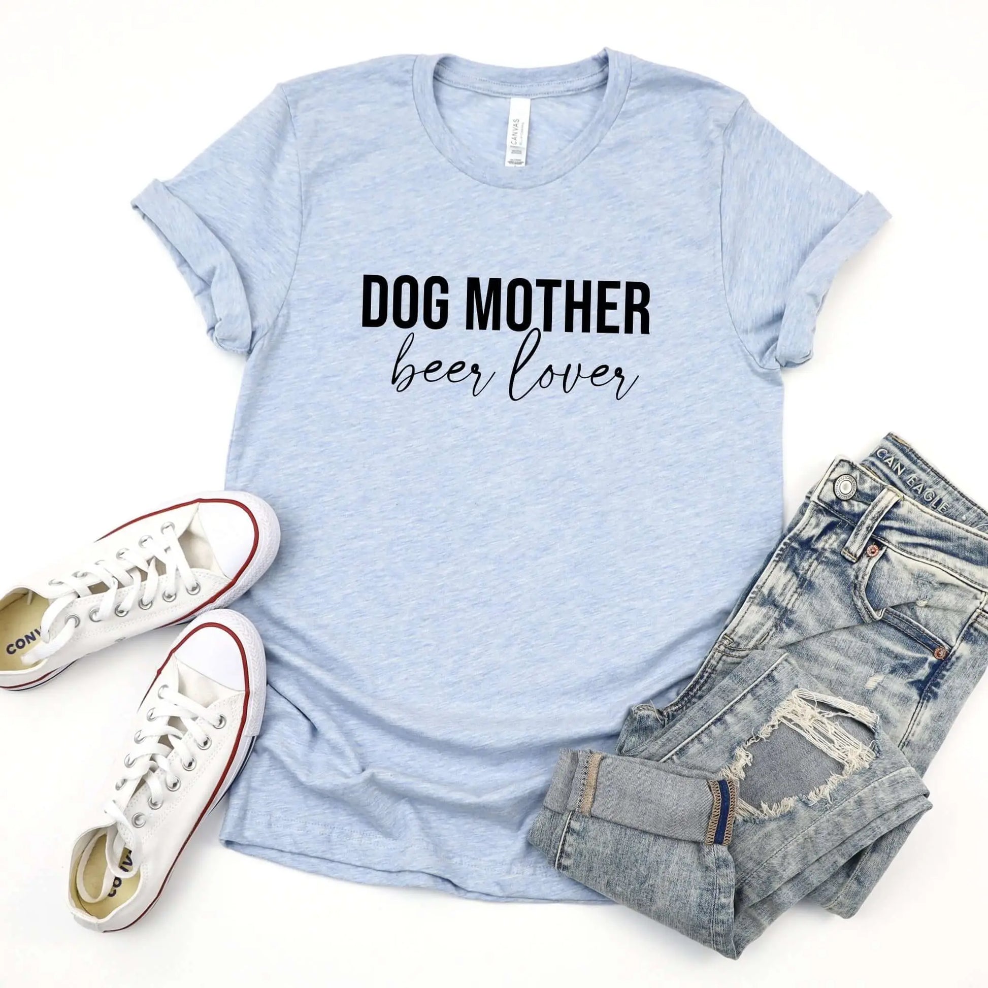 Dog Mother Beer Lover Tee Uppercrufts