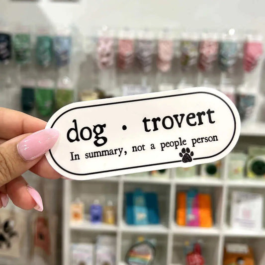 Dogtrovert Sticker Uppercrufts