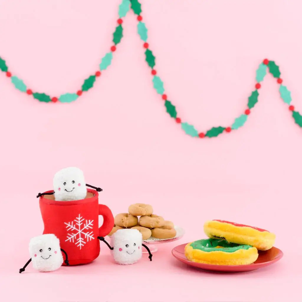 Hot Cocoa Burrow Dog Toy ZippyPaws