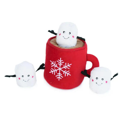 Hot Cocoa Burrow Dog Toy ZippyPaws
