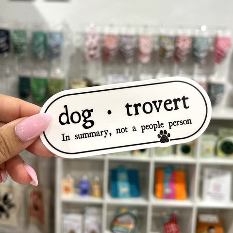 Dogtrovert Sticker