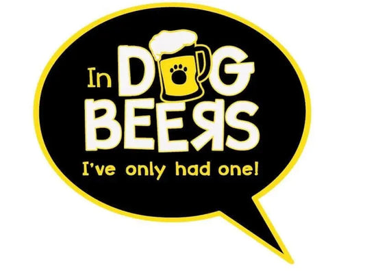 In Dog Beers Sticker Dog Speak