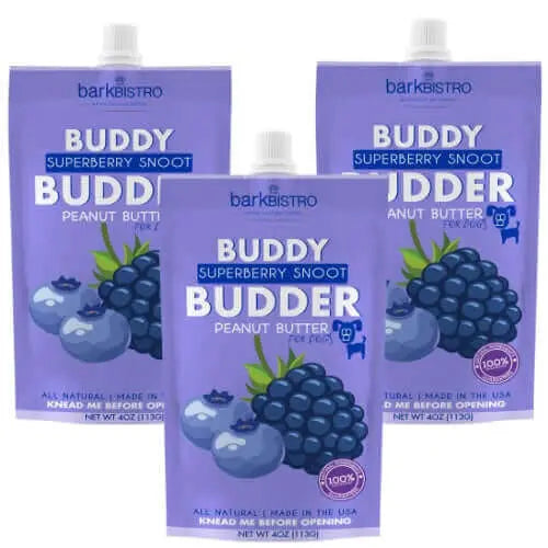 Superberry Snoot Buddy Budder - 4oz Squeeze Pack Bark Bistro