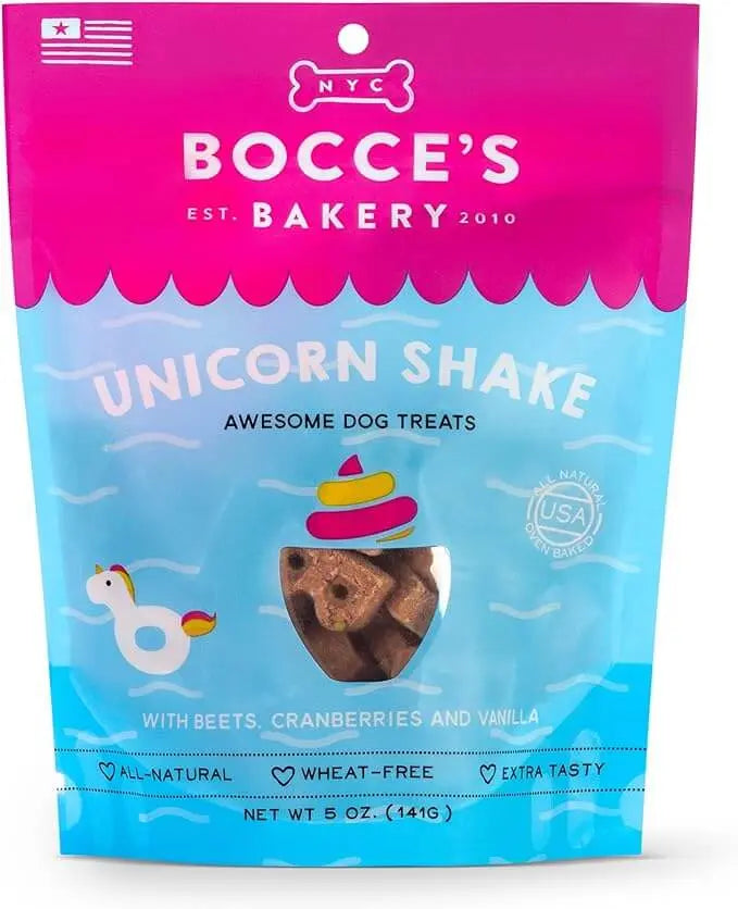 Unicorn Shake Dog Treats Bocce's Bakery