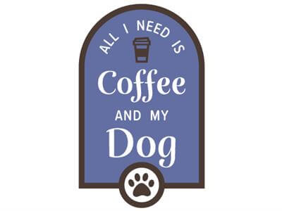 All I Need Is Coffee Sticker - 3" - Uppercrufts