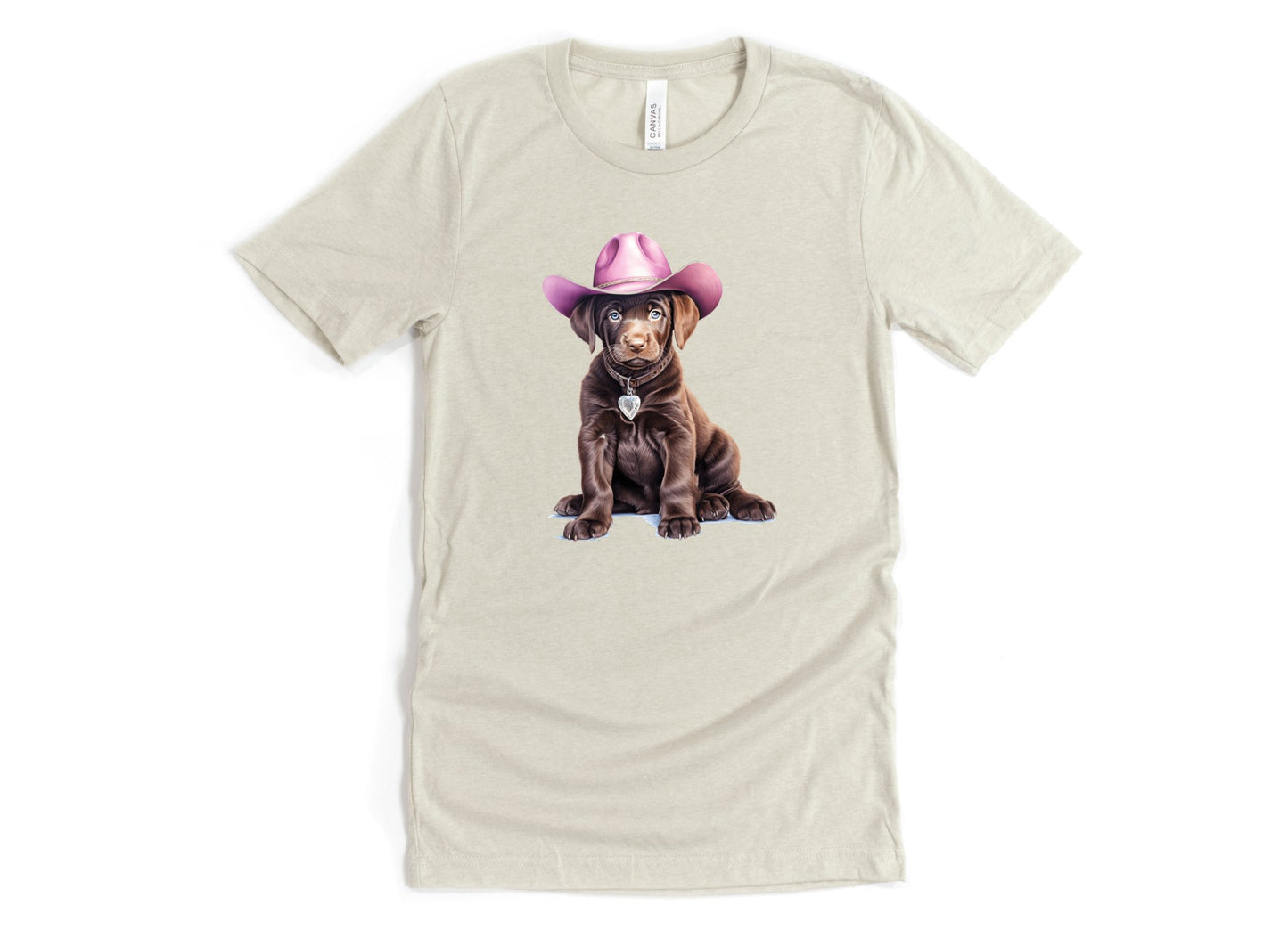 Cowboy Puppy - Choc Lab Tee - Uppercrufts