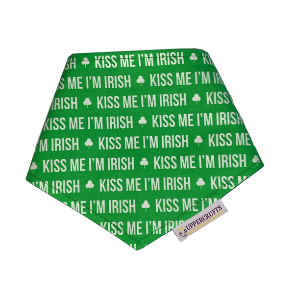 Kiss Me I'm Irish Bandana - Uppercrufts