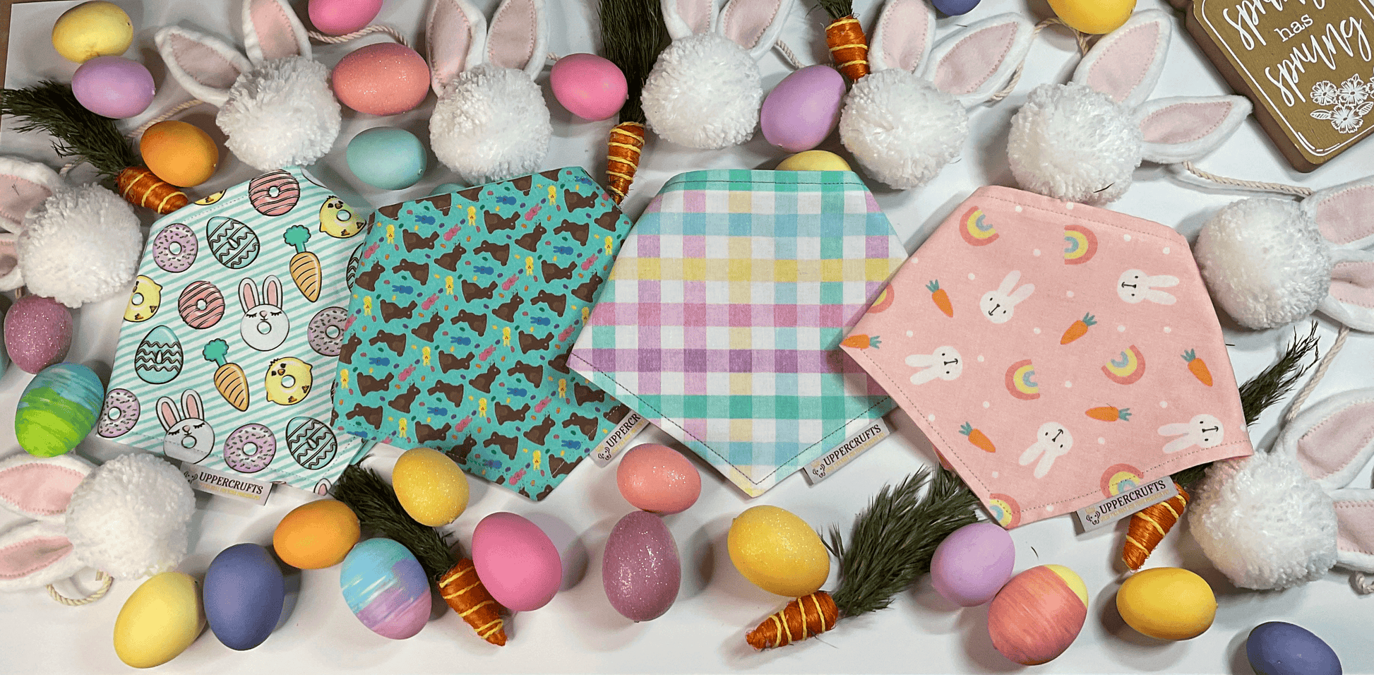 Chocolate Bunnies Bandana - Uppercrufts