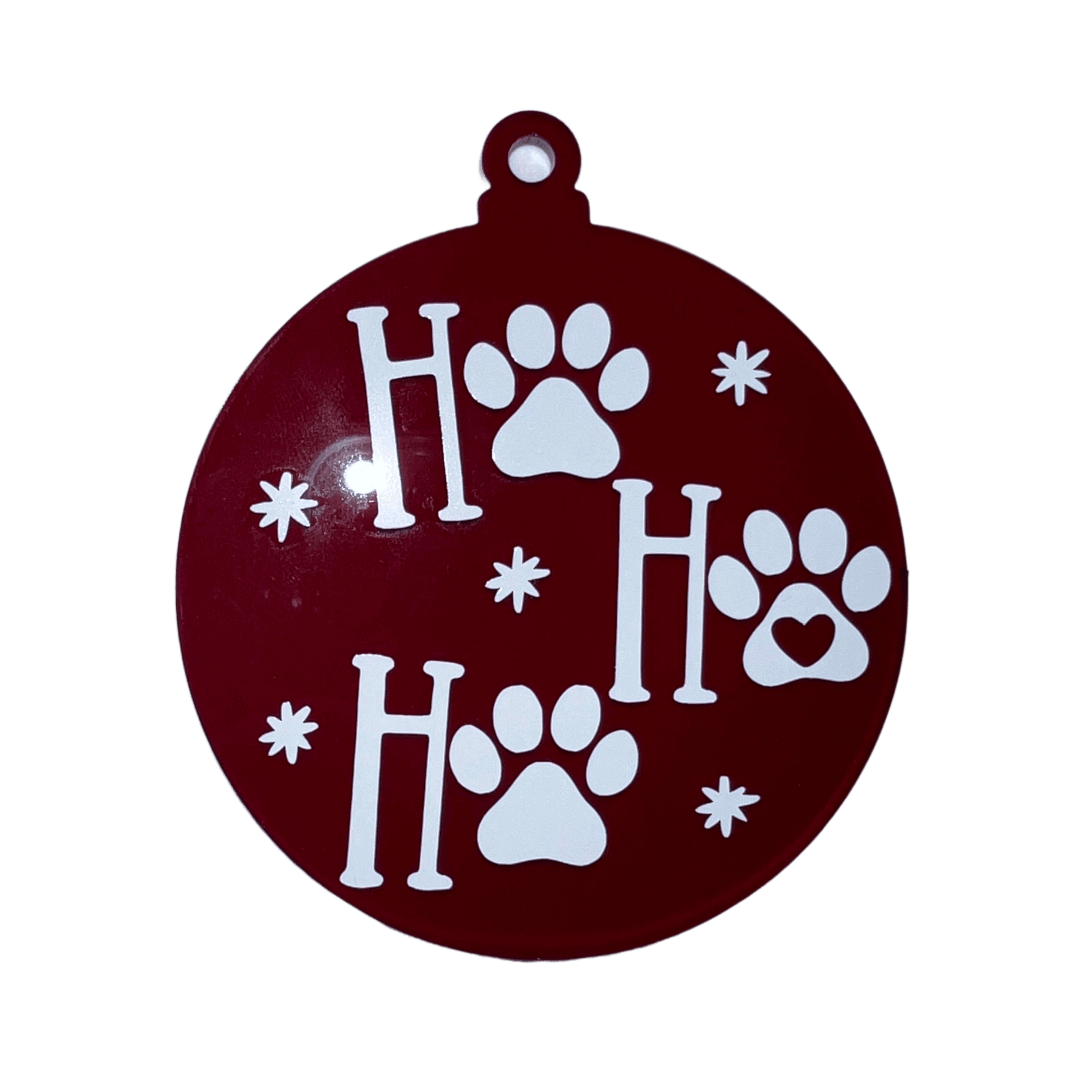 HO HO HO Tree Ornament - Uppercrufts