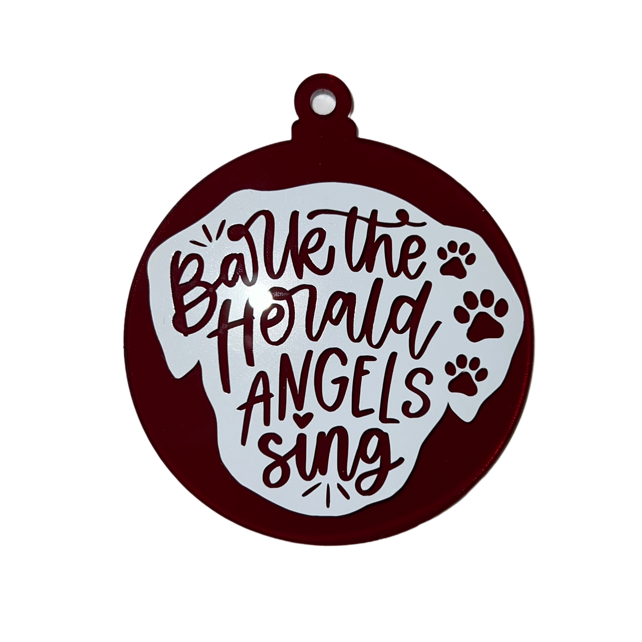 Bark The Herald Angels Sing Tree Ornament - Uppercrufts