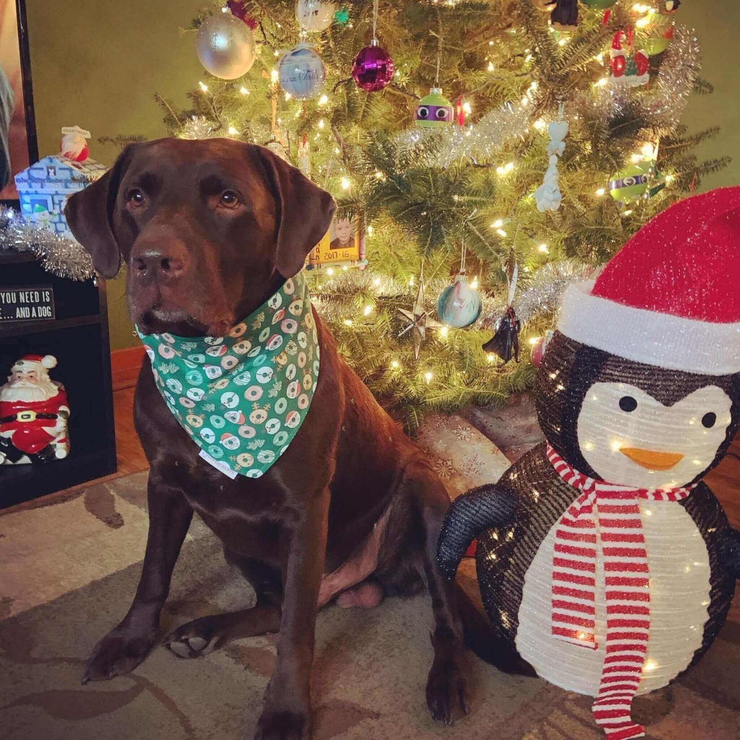 Christmas Donuts Bandana - Uppercrufts