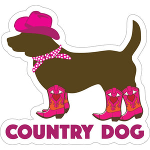 Country Dog Sticker - Uppercrufts