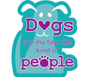Dogs Are My Favorite Sticker - Uppercrufts