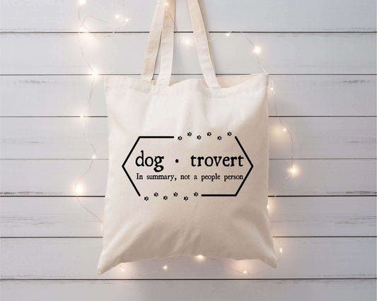Dogtrovert Tote Bag - Uppercrufts