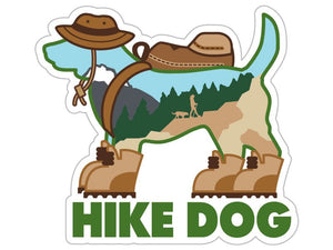 Hike Dog Sticker - Uppercrufts