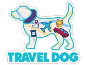 Travel Dog Sticker - Uppercrufts